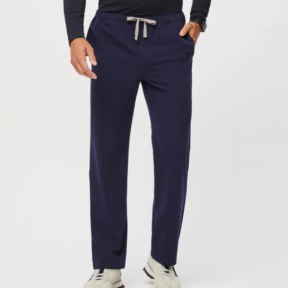 Figs Pisco Basic Scrub Pants Technical Size XL Elastic Waist 4 Pockets PO# 1810 - Picture 11 of 11